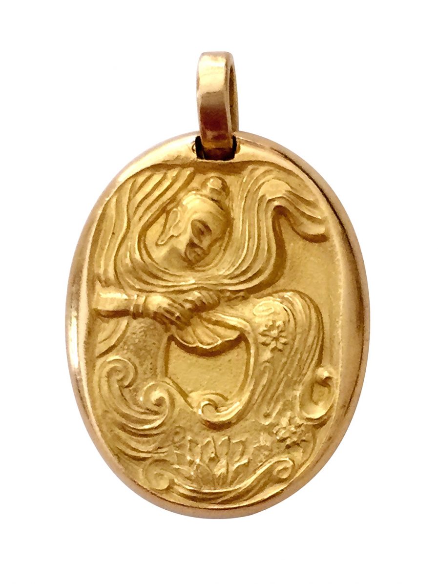 Cartier Zodiac Aquarius pendant 
